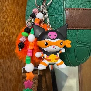 Kuromi x Michelangelo Bag Charm Keychain